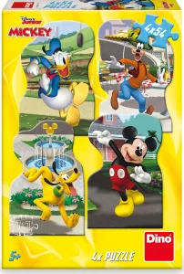 Obrázek k produktu Puzzle Mickey a přátelé ve městě 4x54 dílků