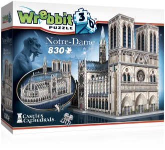 Obrázek k produktu 3D puzzle Katedrála Notre-Dame 830 dílků
