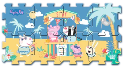 Obrázek k produktu Pěnové puzzle Prasátko Peppa: Letní prázdniny