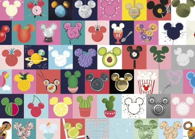 Obrázek k produktu Puzzle Mickeyho uši 1000 dílků