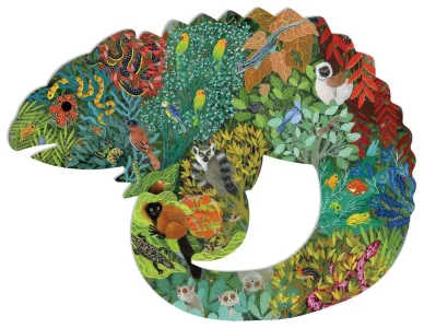 Obrázek k produktu Obrysové puzzle Chameleon 150 dílků