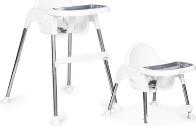 Obrázek k produktu Jídelní židlička 2v1 bílá