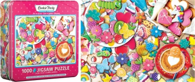 Obrázek k produktu Puzzle v plechové krabičce Sušenková oslava 1000 dílků