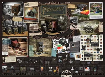Obrázek k produktu Puzzle Dějiny fotografie 1000 dílků