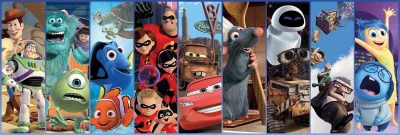 Obrázek k produktu Panoramatické puzzle Pixar 1000 dílků