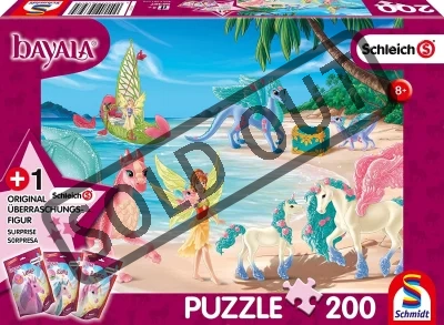 Obrázek k produktu Puzzle Schleich: Dračí ostrov 200 dílků + figurka Schleich