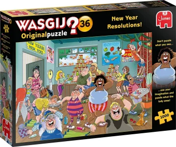 Obrázek k produktu Puzzle WASGIJ 36: Novoroční předsevzetí! 1000 dílků