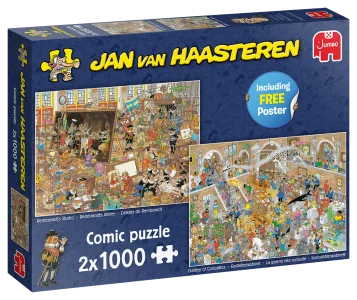 Obrázek k produktu Puzzle JvH Výlet do muzea 2x1000 dílků