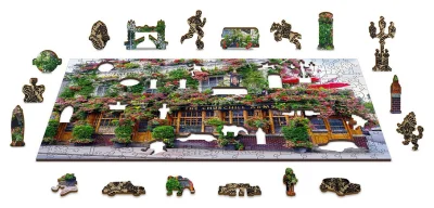 Obrázek k produktu Dřevěné puzzle Londýnská hospoda 2v1, 300 dílků EKO