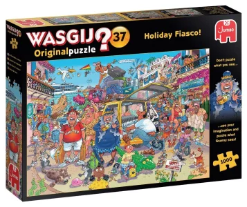 Obrázek k produktu Puzzle WASGIJ 37: Prázdninové fiasco! 1000 dílků
