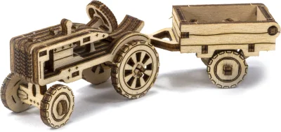Obrázek k produktu 3D puzzle Superfast Americký traktor s vlečkou