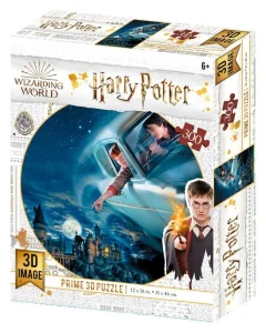 Obrázek k produktu Puzzle Harry Potter: Harry a Ron nad Bradavicemi 3D 300 dílků