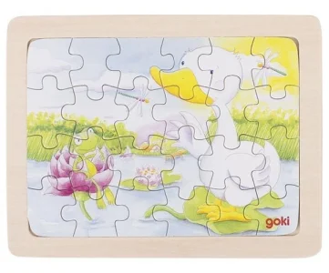 Obrázek k produktu Dřevěné puzzle Kačenka 24 dílků
