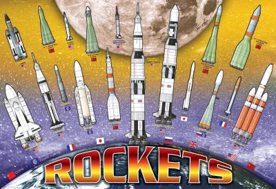 Obrázek k produktu Puzzle Mezinárodní vesmírné rakety 100 dílků