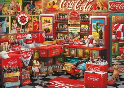 Obrázek k produktu Puzzle Coca Cola Nostalgický obchod 1000 dílků