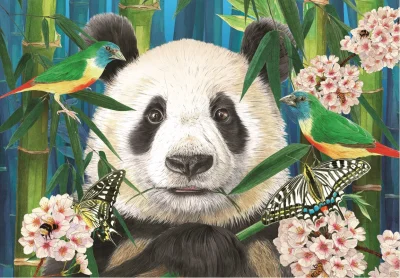 Obrázek k produktu Puzzle Panda v ráji 260 dílků