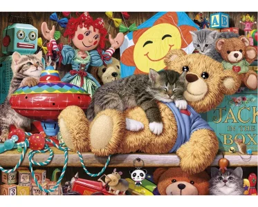 Obrázek k produktu Puzzle Zdřímnutí na medvídkovi 1000 dílků