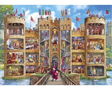 Obrázek k produktu Puzzle Řez hradem 1000 dílků