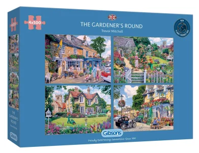 Obrázek k produktu Puzzle Zahradníkův den 4x500 dílků