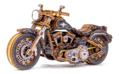 Obrázek k produktu 3D puzzle Motocykl Cruiser Limitovaná edice 168 dílů