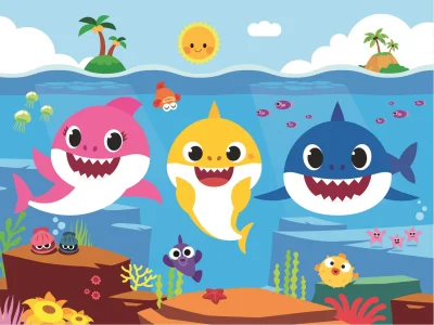 Obrázek k produktu Puzzle Baby Shark: Podmořský svět žraloků 30 dílků