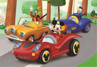 Obrázek k produktu Puzzle Mickey na výletě MAXI 24 dílků