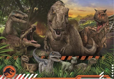 Obrázek k produktu Puzzle Jurský svět Křídový kemp: Dinosauři 104 dílků