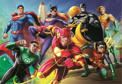 Obrázek k produktu Puzzle DC Comics: Liga spravedlonosti 104 dílků