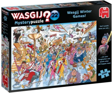 Obrázek k produktu Puzzle WASGIJ Mystery 22: Zimní Wasgij hry! 1000 dílků