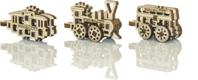 Obrázek k produktu 3D puzzle mini sada Widgets: Dopravní prostředky 36 dílků