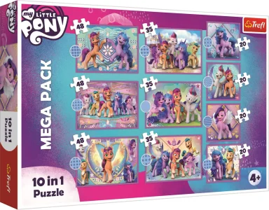 Obrázek k produktu Puzzle My Little Pony: Zářiví poníci MEGA PACK 10v1