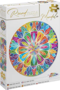 Obrázek k produktu Kulaté puzzle Mandala 1000 dílků