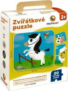 Obrázek k produktu Zvířátkové puzzle 5x4 dílky