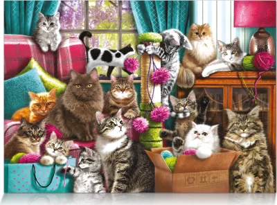 Obrázek k produktu Puzzle Kočičí dům 1000 dílků