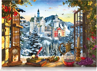 Obrázek k produktu Puzzle Horský hrad 1500 dílků