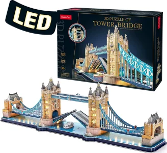 Obrázek k produktu Svítící 3D puzzle Tower Bridge 222 dílků