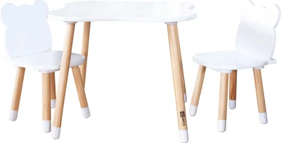 Obrázek k produktu Dřevěný stolek s židlemi Medvěd