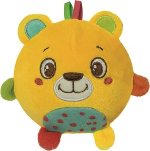 Obrázek k produktu BABY Plyšový míček Medvídek s chrastítkem