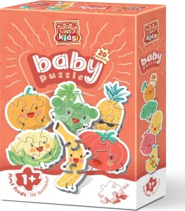 Obrázek k produktu Baby Puzzle Ovoce a zelenina (2-4 dílky)