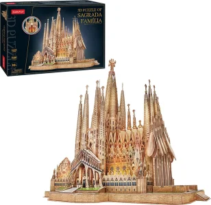 Obrázek k produktu Svítící 3D puzzle Sagrada Família 696 dílků