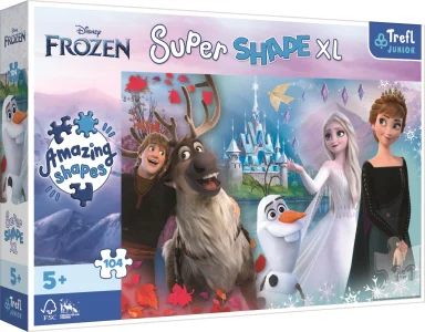 Obrázek k produktu Puzzle Super Shape XL Ledové království 2: Ve světě Anny a Elsy 104 dílků