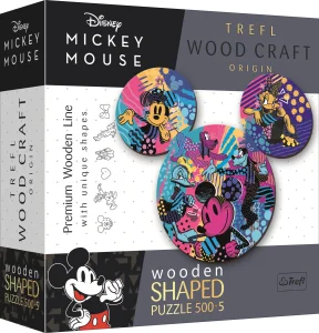 Obrázek k produktu Wood Craft Origin puzzle Mickey Mouse 505 dílků