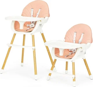 Obrázek k produktu Jídelní židlička 2v1 Růžová