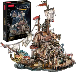 Obrázek k produktu 3D puzzle Pirátský přístav Tortuga 218 dílků