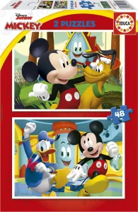 Obrázek k produktu Puzzle Mickey Mouse: Zábavní park 2x48 dílků