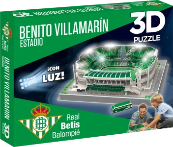 Obrázek k produktu Svítící 3D puzzle Stadion Benito Villamarín - FC Real Betis