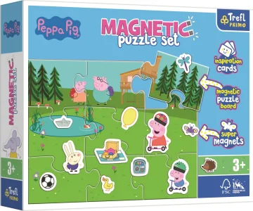 Obrázek k produktu Magnetická puzzle sada Prasátko Pepina