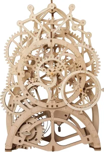 Obrázek k produktu Rokr 3D dřevěné puzzle Kyvadlové hodiny 166 dílků