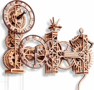 Obrázek k produktu 3D puzzle Steampunk nástěnné hodiny 269 dílů