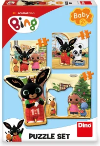 Obrázek k produktu Baby puzzle Bing a kamarádi 3v1 (3,4,5 dílků)